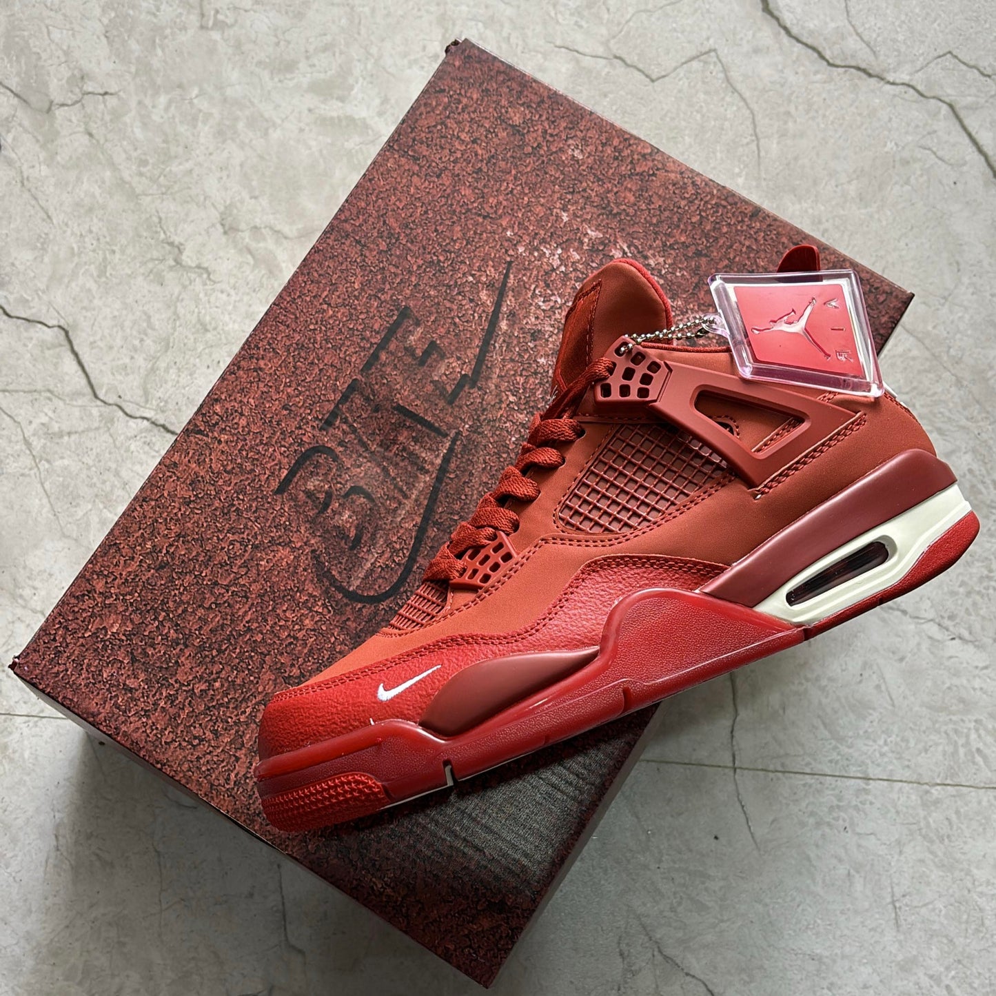 JORDAN RETRO 4 BRICK BY BRICK