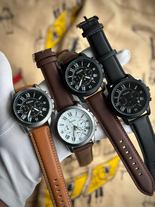 FOSSIL GRAND CHRONOGRAPH LEATHER