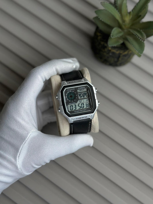 CASIO ILLUMINATOR LEATHER STRAP