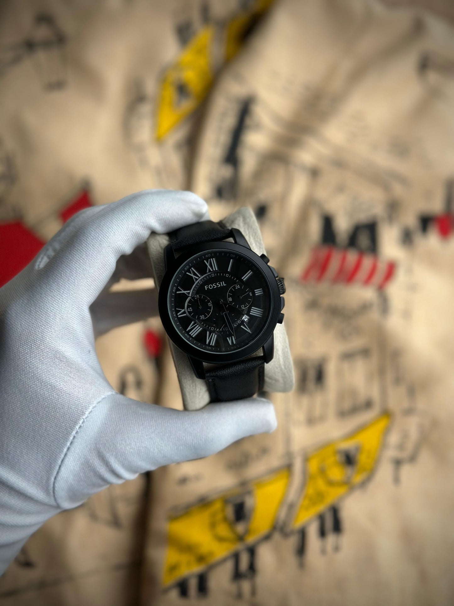 FOSSIL GRAND CHRONOGRAPH LEATHER