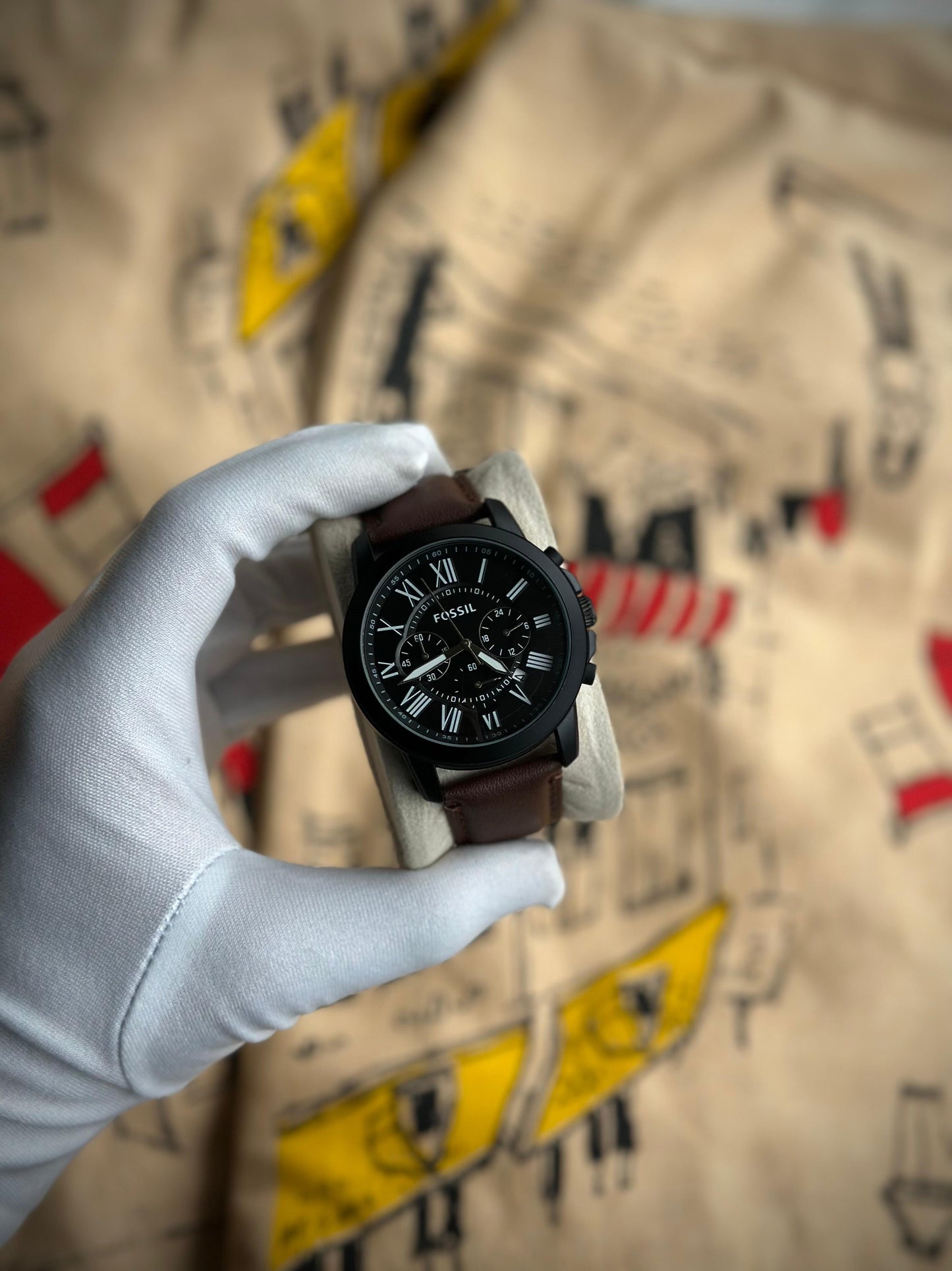 FOSSIL GRAND CHRONOGRAPH LEATHER