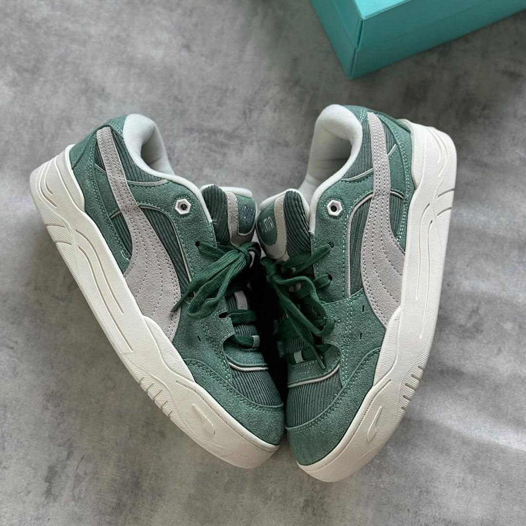 PUMA 180 SUEDE GREY GREEN