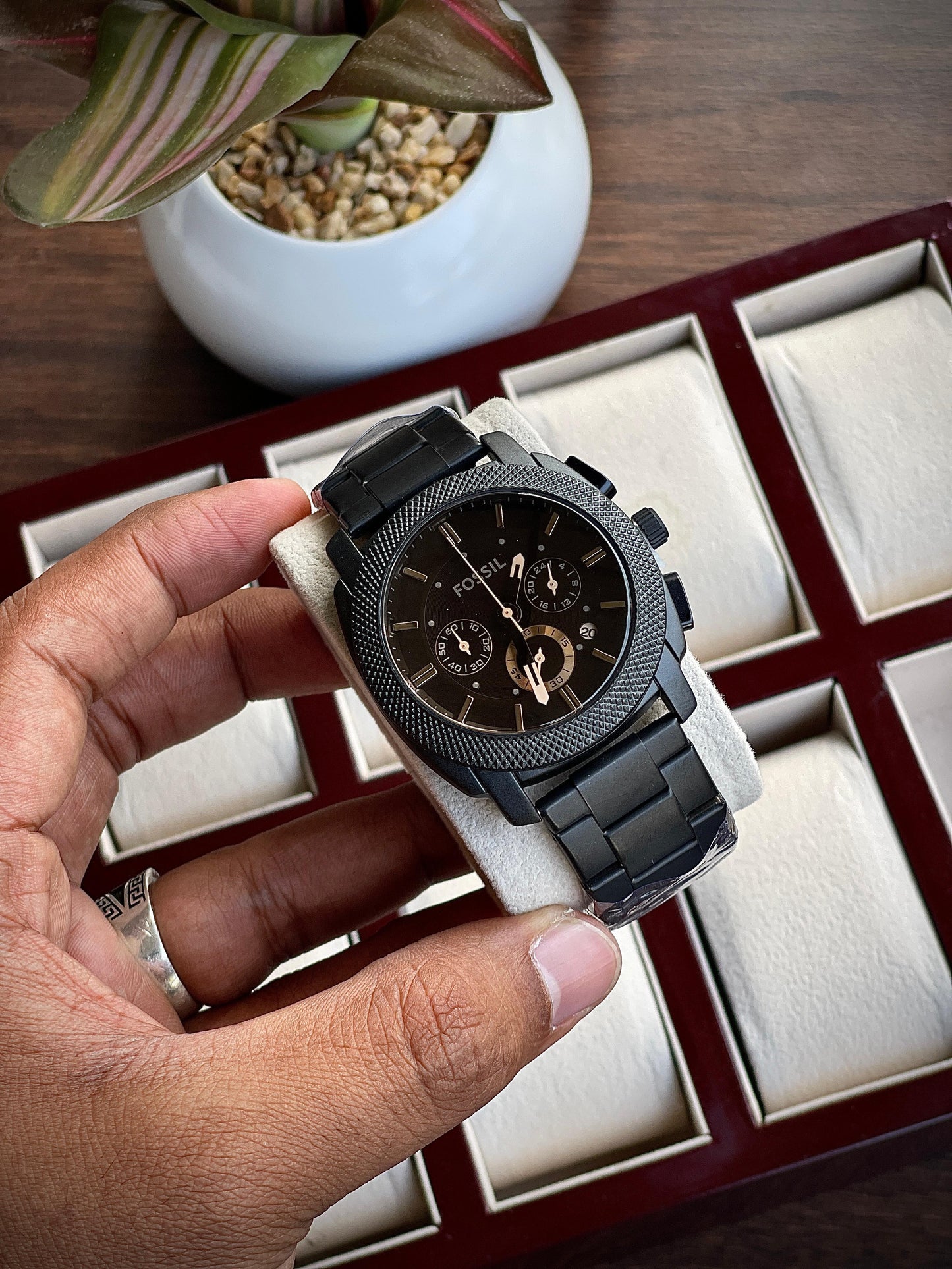 FOSSIL MATTE BLACK
