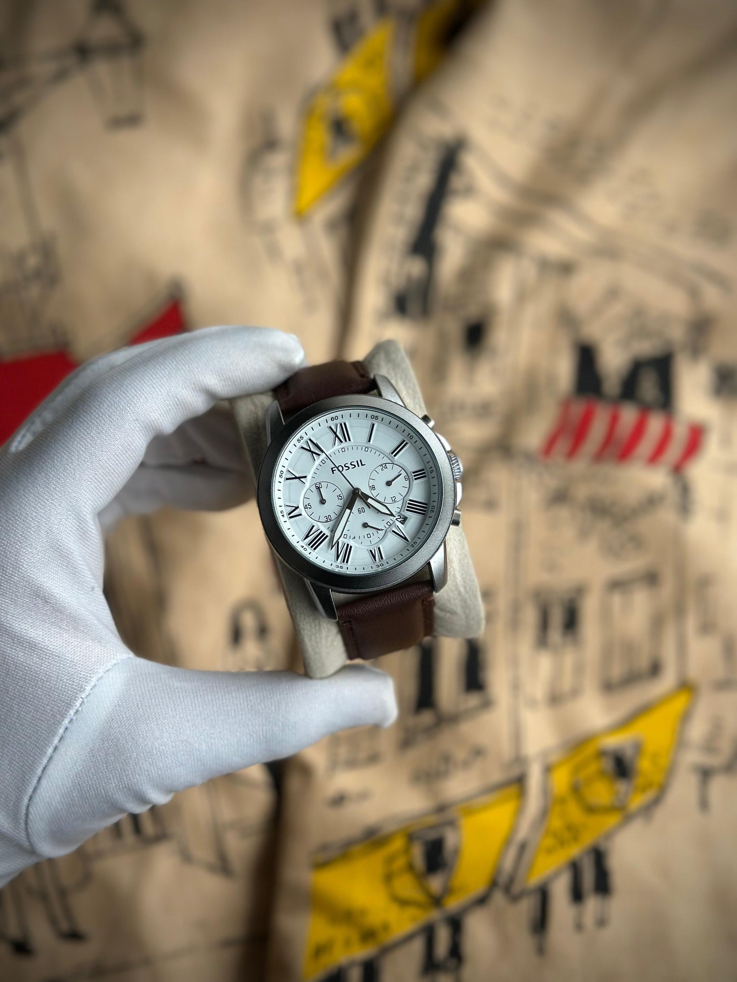 FOSSIL GRAND CHRONOGRAPH LEATHER