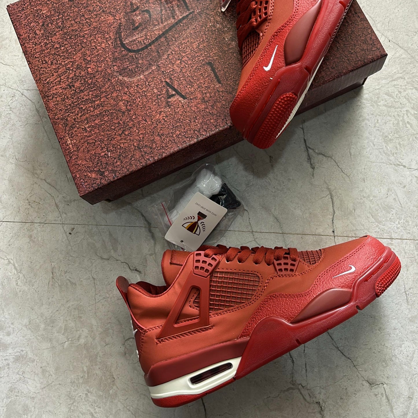 JORDAN RETRO 4 BRICK BY BRICK